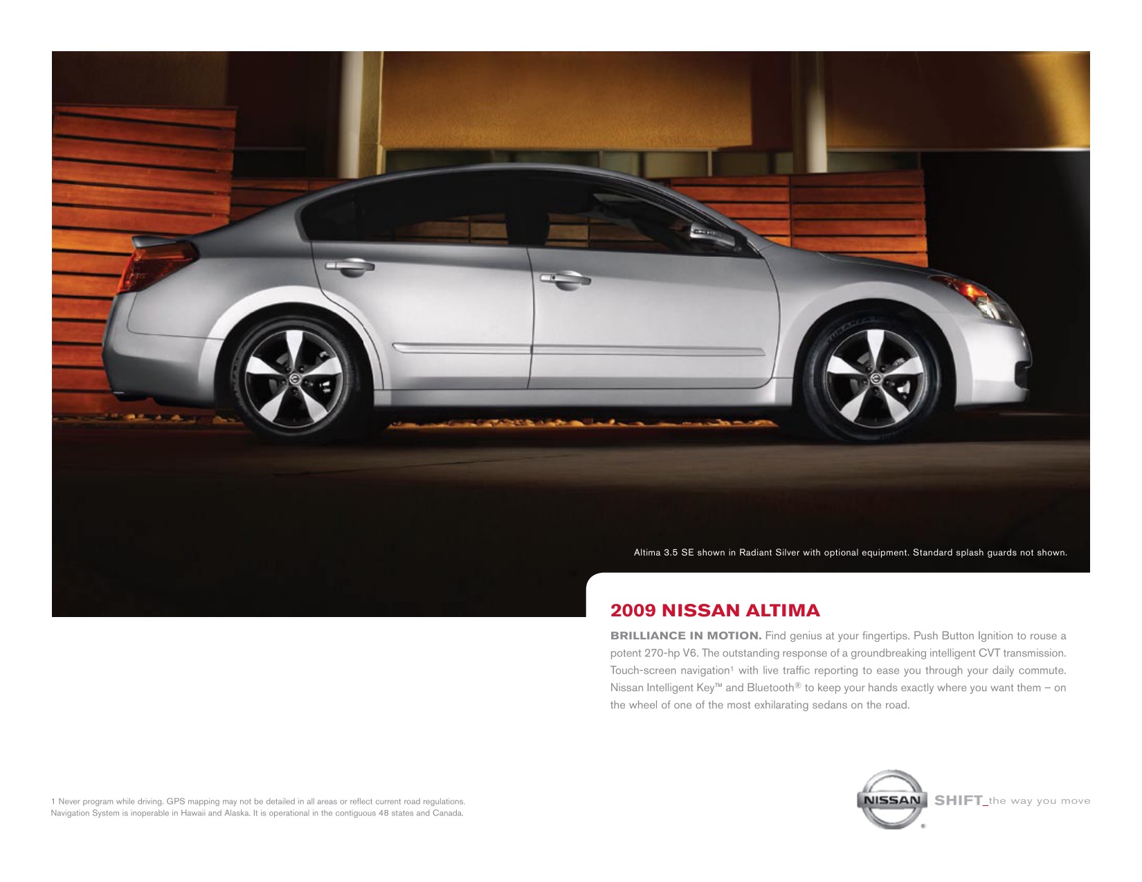 2009 Nissan Altima Brochure